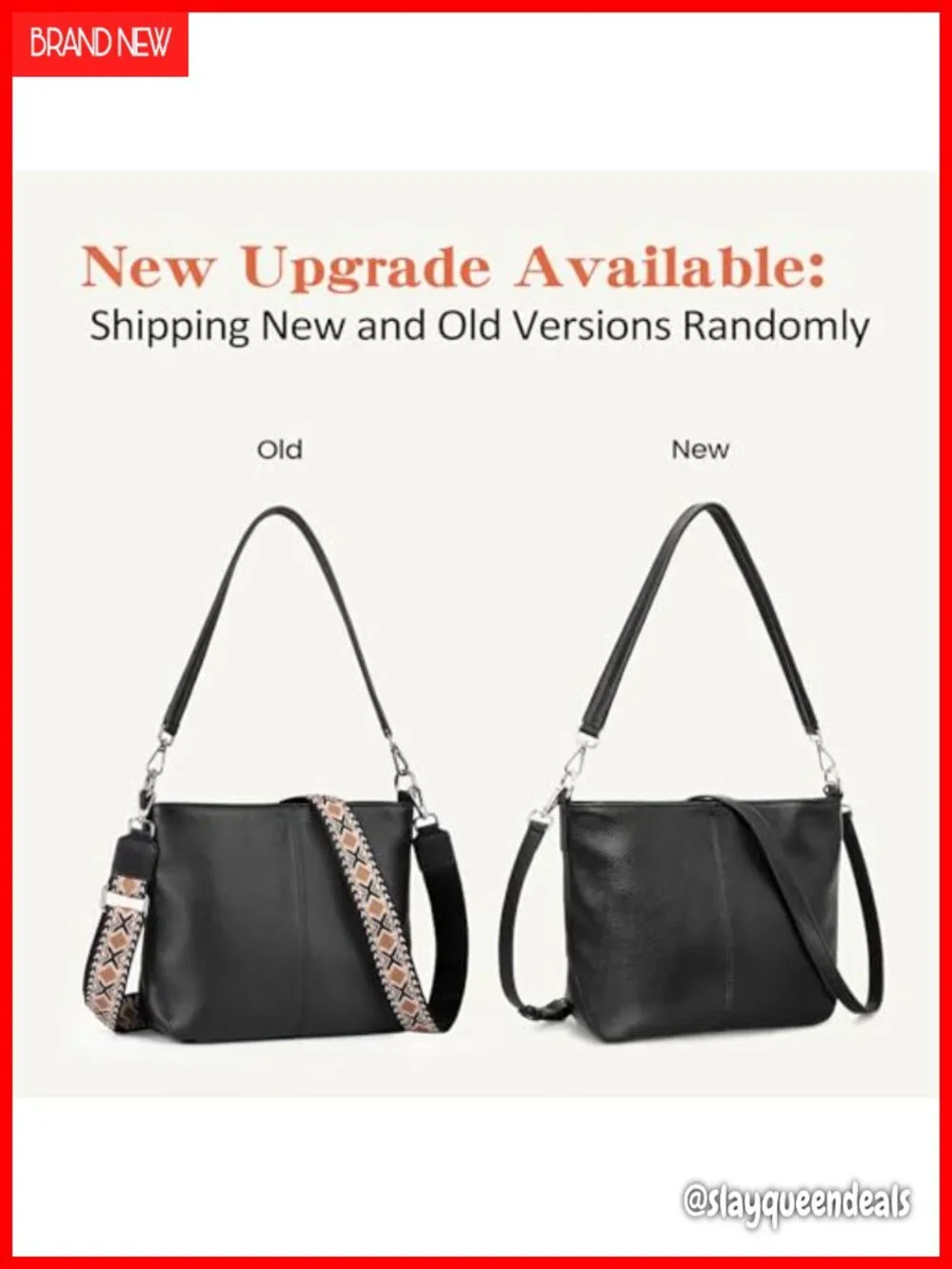 Genuine Leather Hobo Crossbody Bag for Women